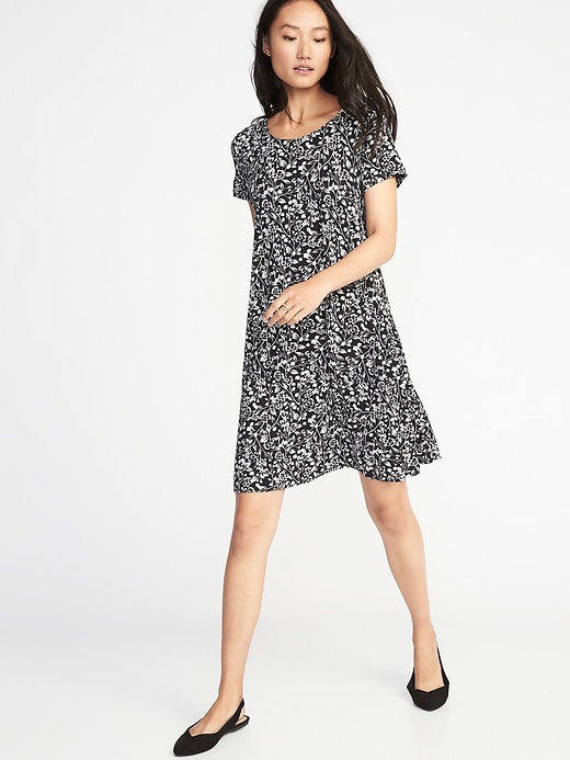 old navy jersey knit swing dress Jersey-Knit for Women EOS26