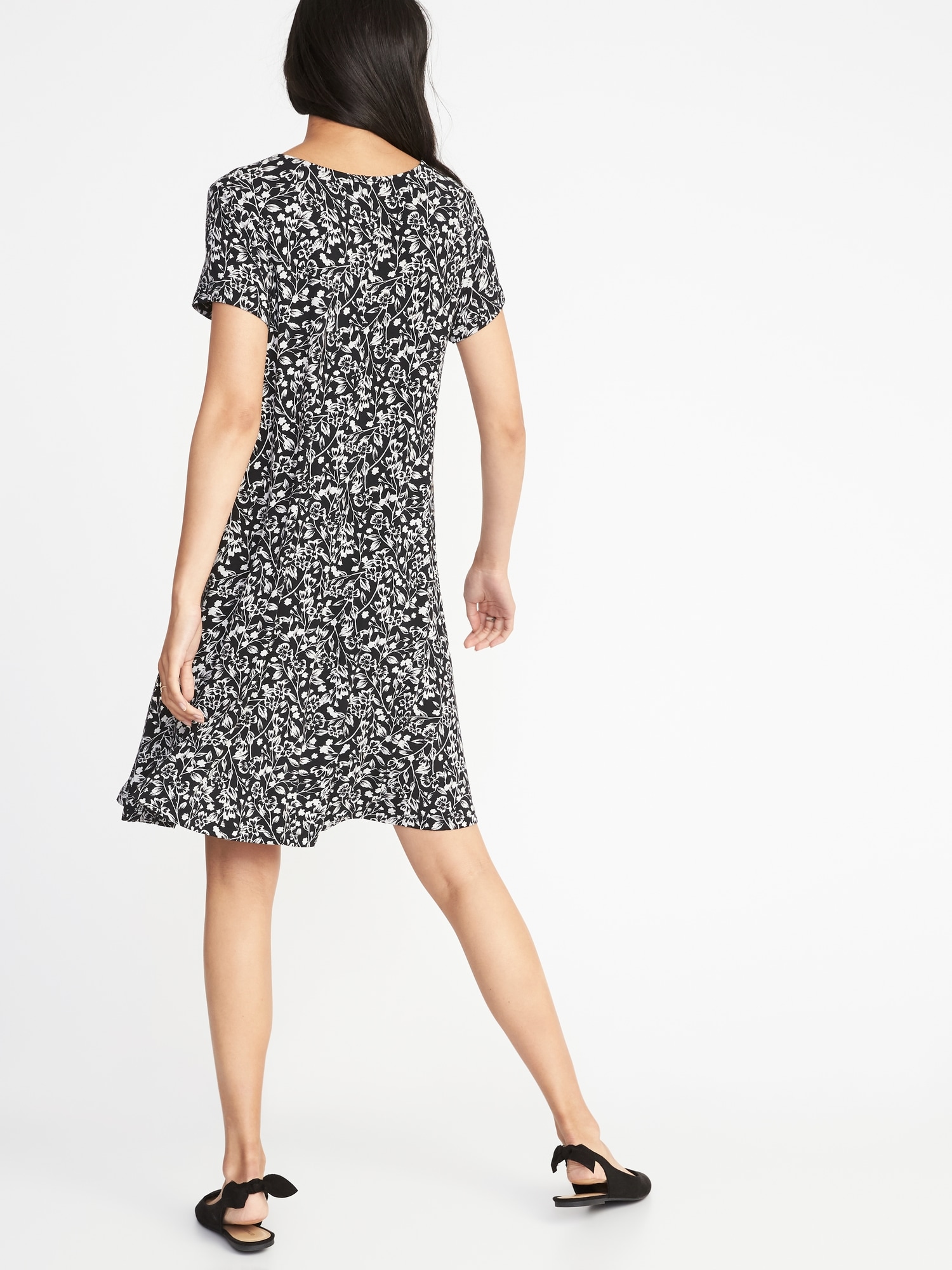 Jersey-Knit Swing Dress For Women | Old Navy