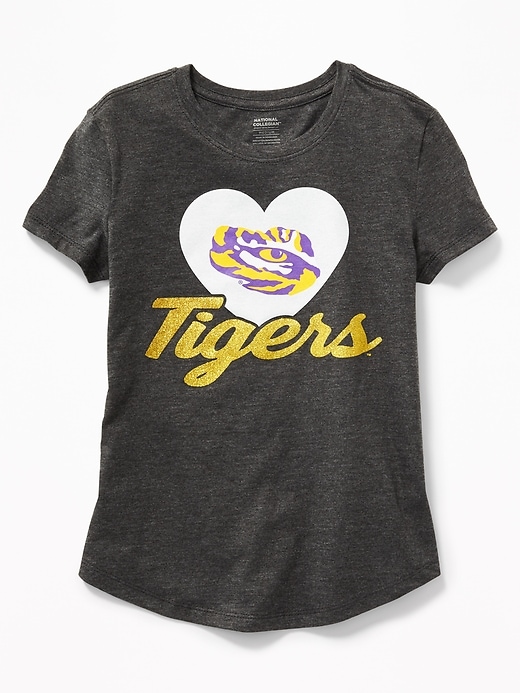 View large product image 1 of 1. College-Team Graphic Tee for Girls
