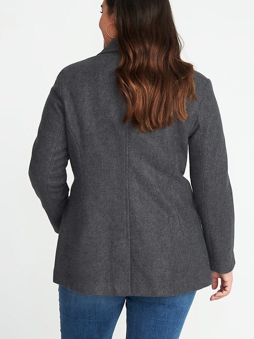 Image number 2 showing, Classic Plus-Size Peacoat
