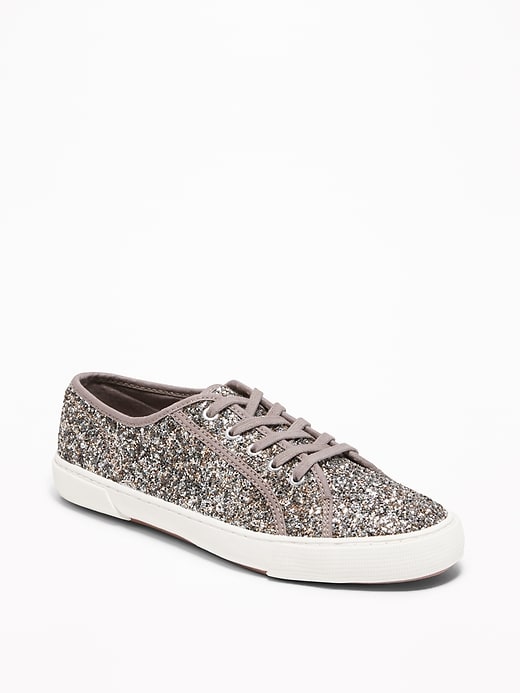 Image number 1 showing, Glitter Sneakers for Women