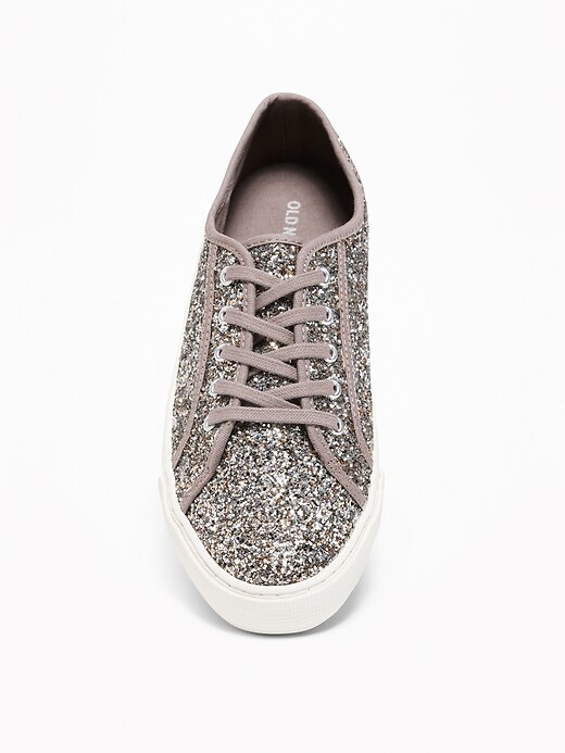 Image number 3 showing, Glitter Sneakers for Women