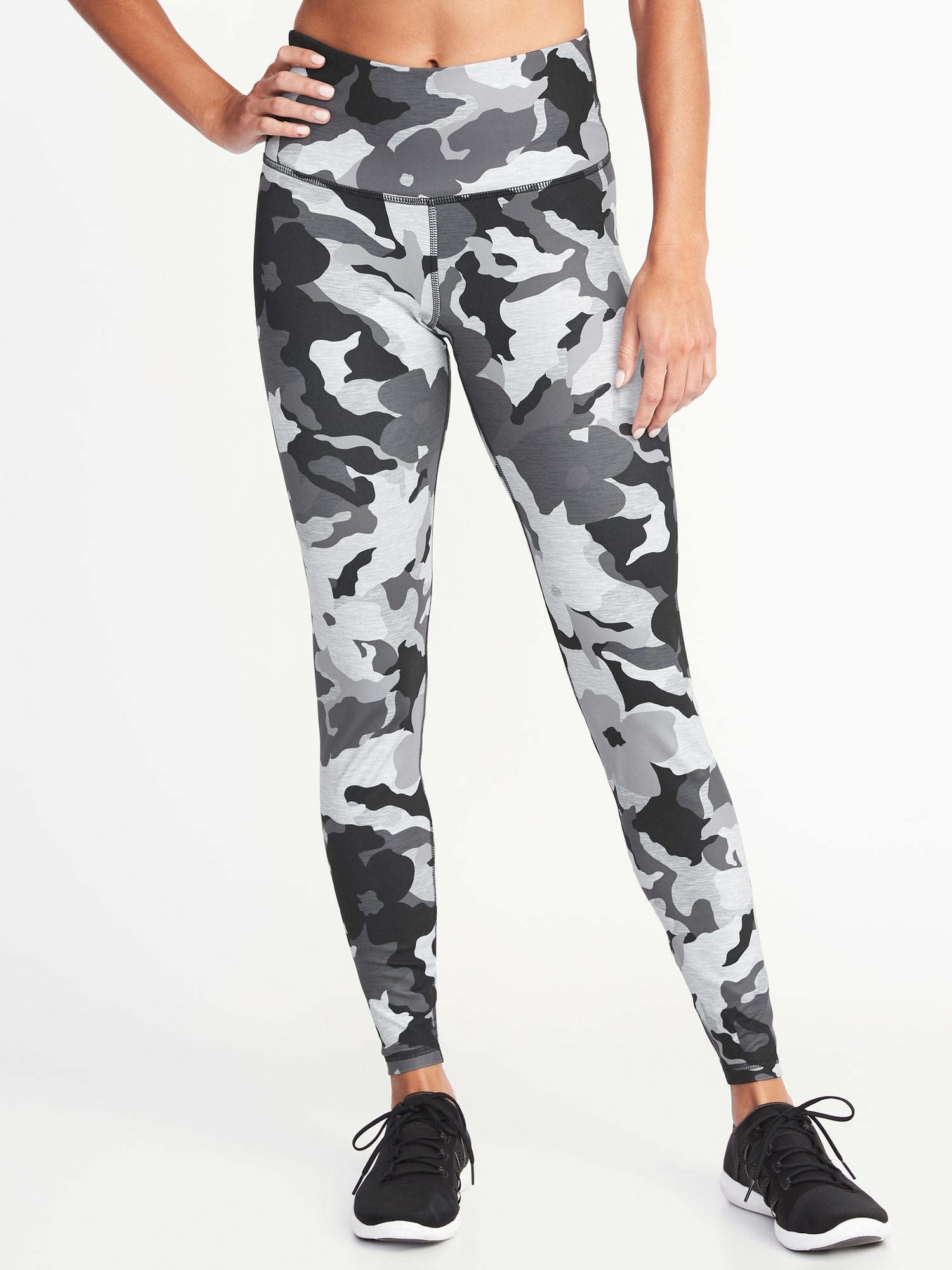 High-Rise Printed Elevate Compression Leggings for Women