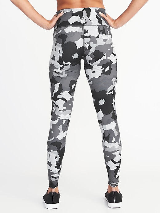 Old Navy Camouflage Leggings Activewear High Rise Stretch Women's