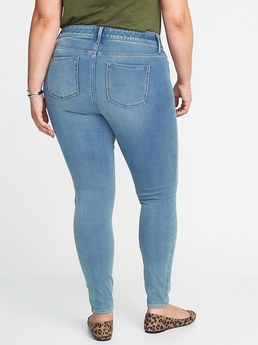 Image number 2 showing, High-Rise Secret-Slim Pockets + Waistband Plus-Size Rockstar 24/7 Jeans