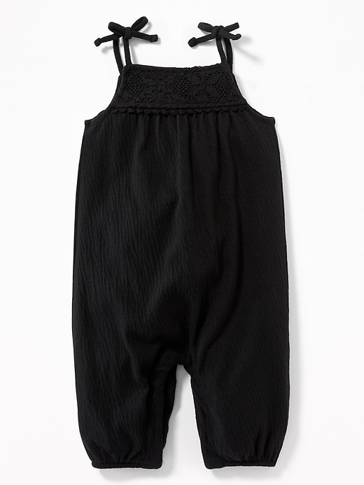 View large product image 1 of 2. Crinkle-Jersey Jumpsuit for Baby