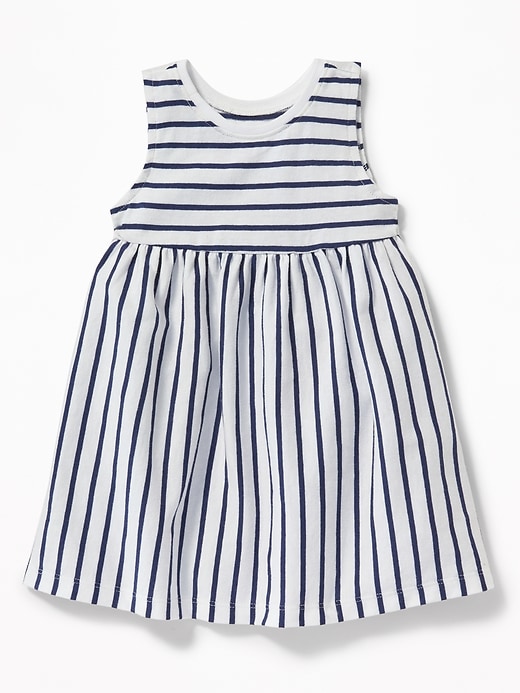 View large product image 1 of 2. Sleeveless Empire-Waist Jersey Dress for Baby