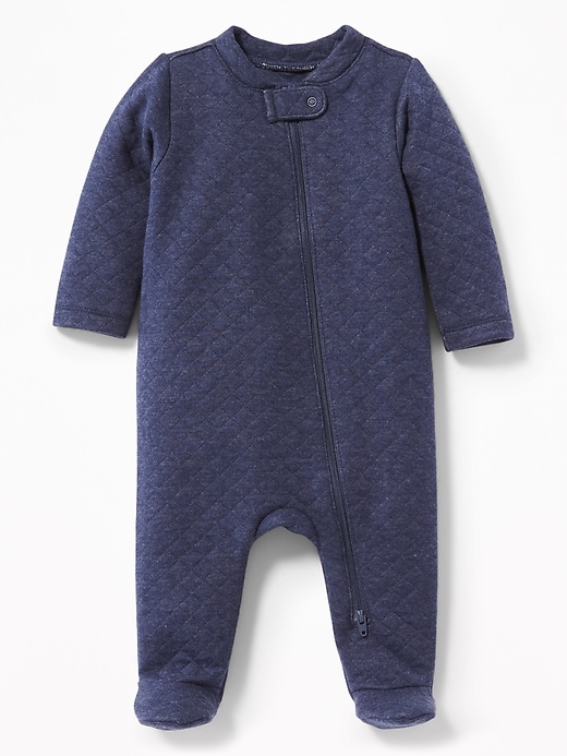 Quilted Footed OnePiece for Baby Old Navy