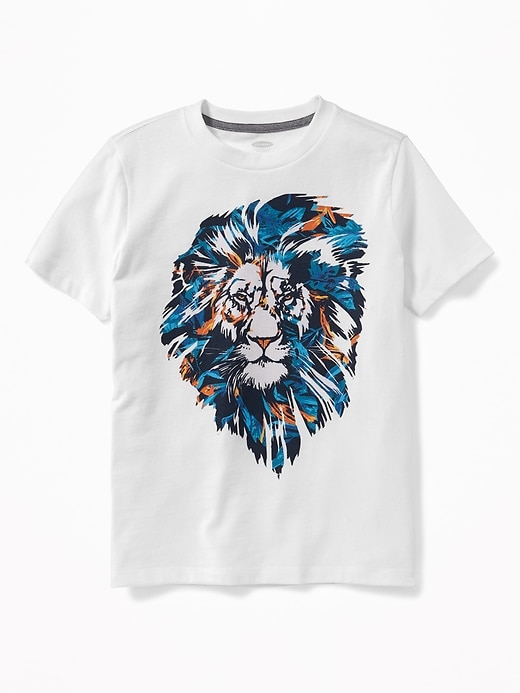 View large product image 1 of 1. Graphic Crew-Neck Tee for Boys