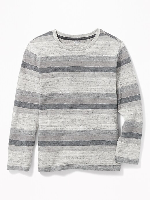 View large product image 1 of 1. Softest Crew-Neck Striped Tee For Boys