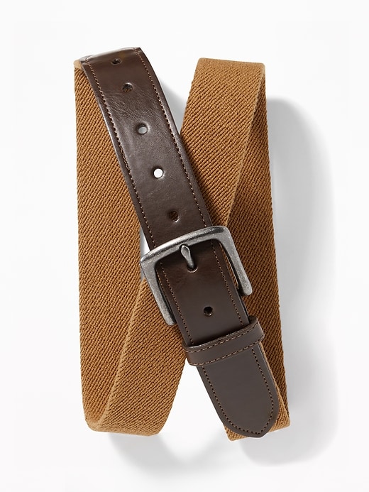 View large product image 1 of 1. Stretch-Canvas Belt