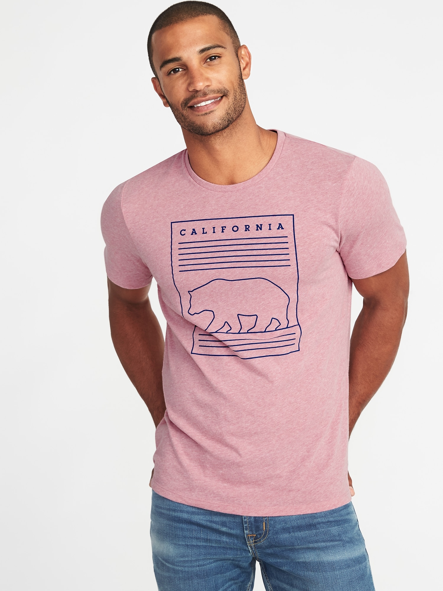 Graphic Soft-Washed Tee for Men