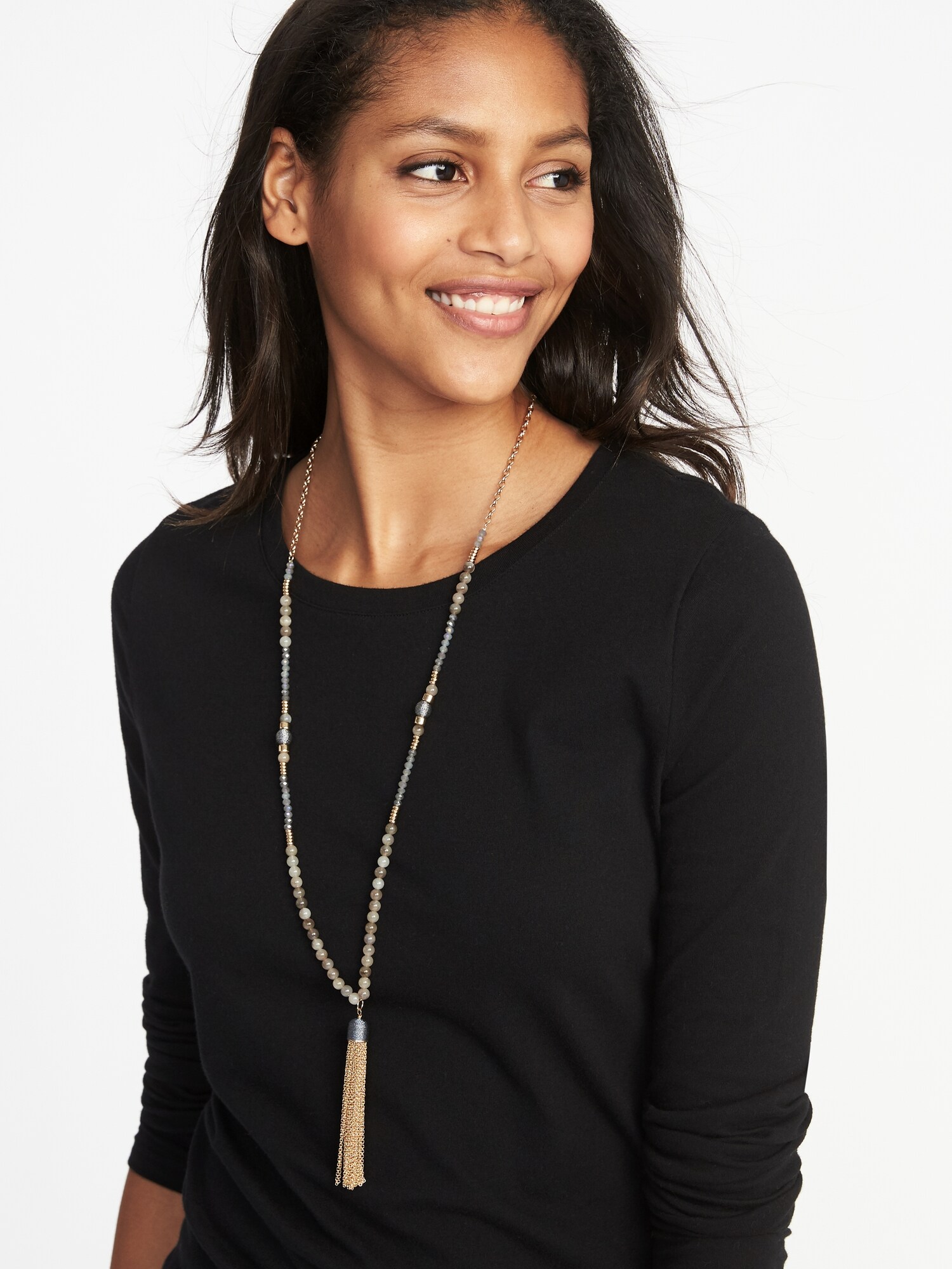 Beaded Pendant Necklace for Women Old Navy