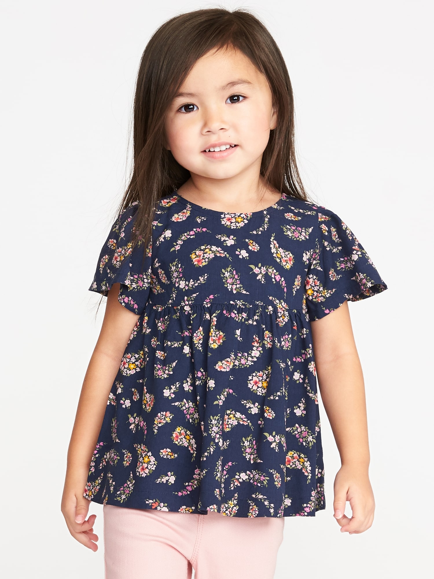 Flutter-Sleeve Tunic for Toddler Girls | Old Navy
