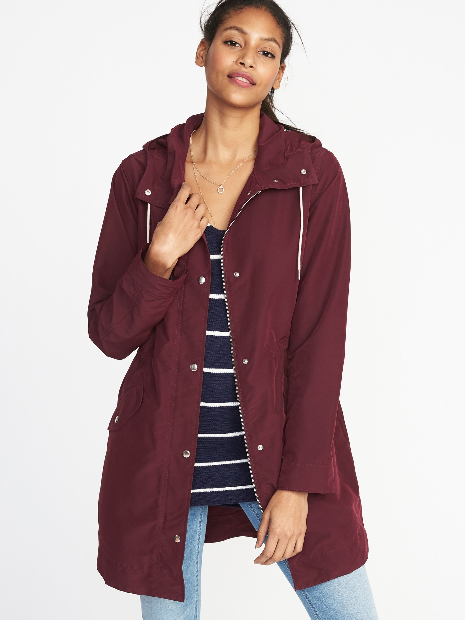 ジャケット・アウター 00s OLDNAVY Cotton Check Anorak jacket Vintage Early Y2K GAP Anorak Windbreaker Jacket