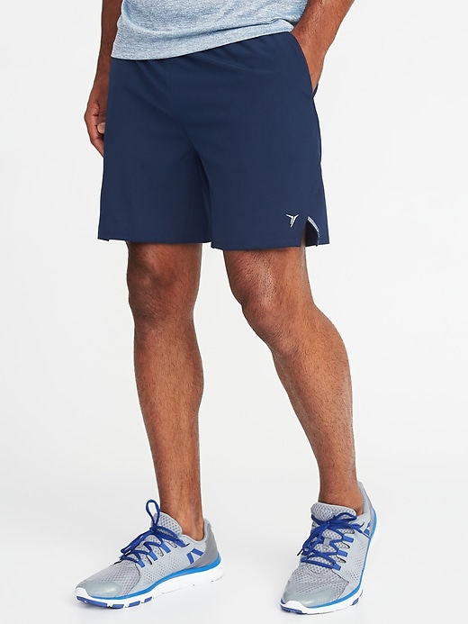 View large product image 1 of 2. Quick-Dry 4-Way Stretch Run Shorts (7")