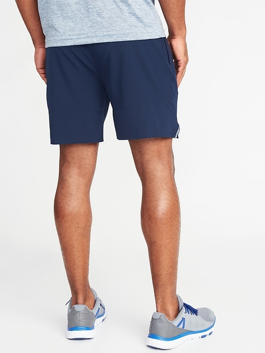 View large product image 2 of 2. Quick-Dry 4-Way Stretch Run Shorts (7")