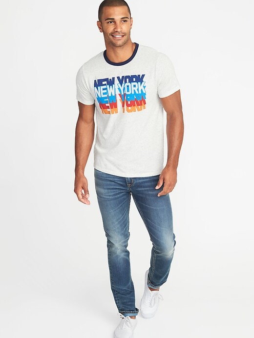 Image number 3 showing, "New York" Graphic Tee