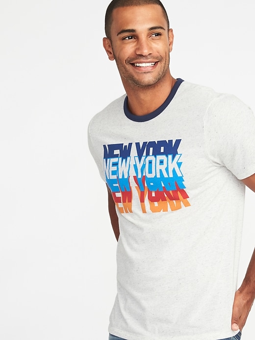 Image number 4 showing, "New York" Graphic Tee
