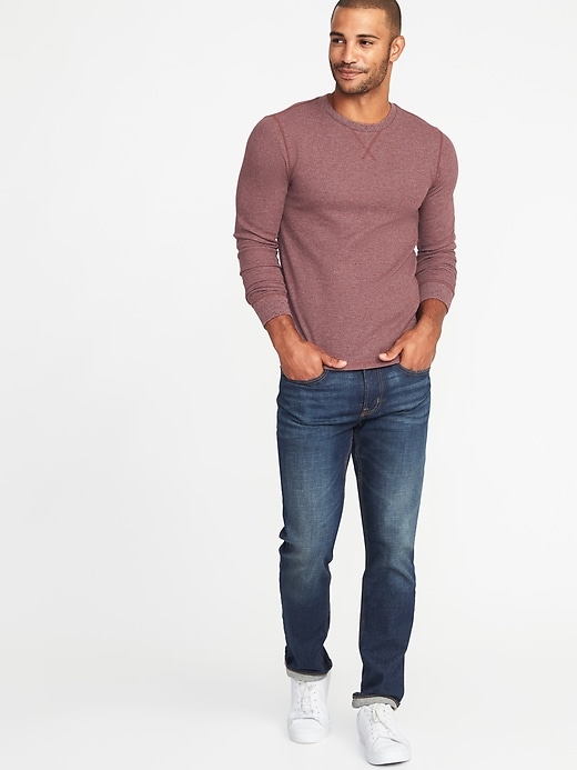 Image number 3 showing, Soft-Washed Thermal Crew-Neck Tee