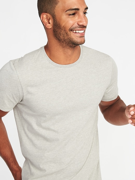 Image number 4 showing, Soft-Washed Perfect-Fit Heathered Tee