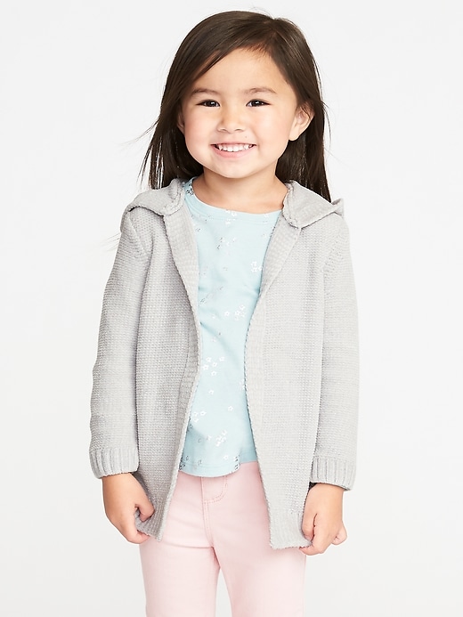 Plush Open-Front Hoodie for Toddler Girls | Old Navy