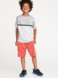 View large product image 3 of 3. Relaxed Go-Dry Color-Block Tee For Boys