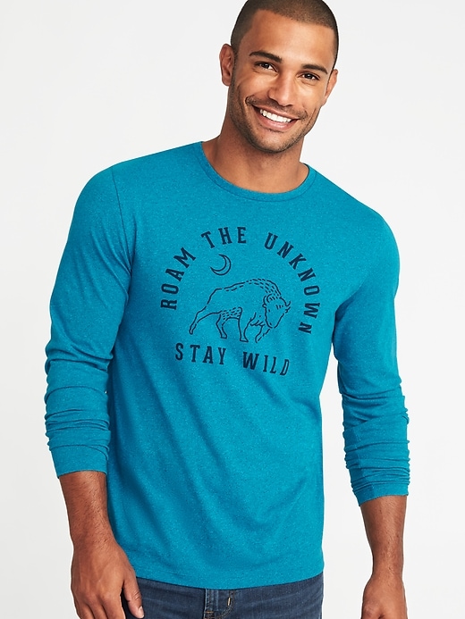Image number 1 showing, "Roam the Unknown Stay Wild" Tee