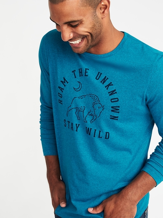 Image number 4 showing, "Roam the Unknown Stay Wild" Tee