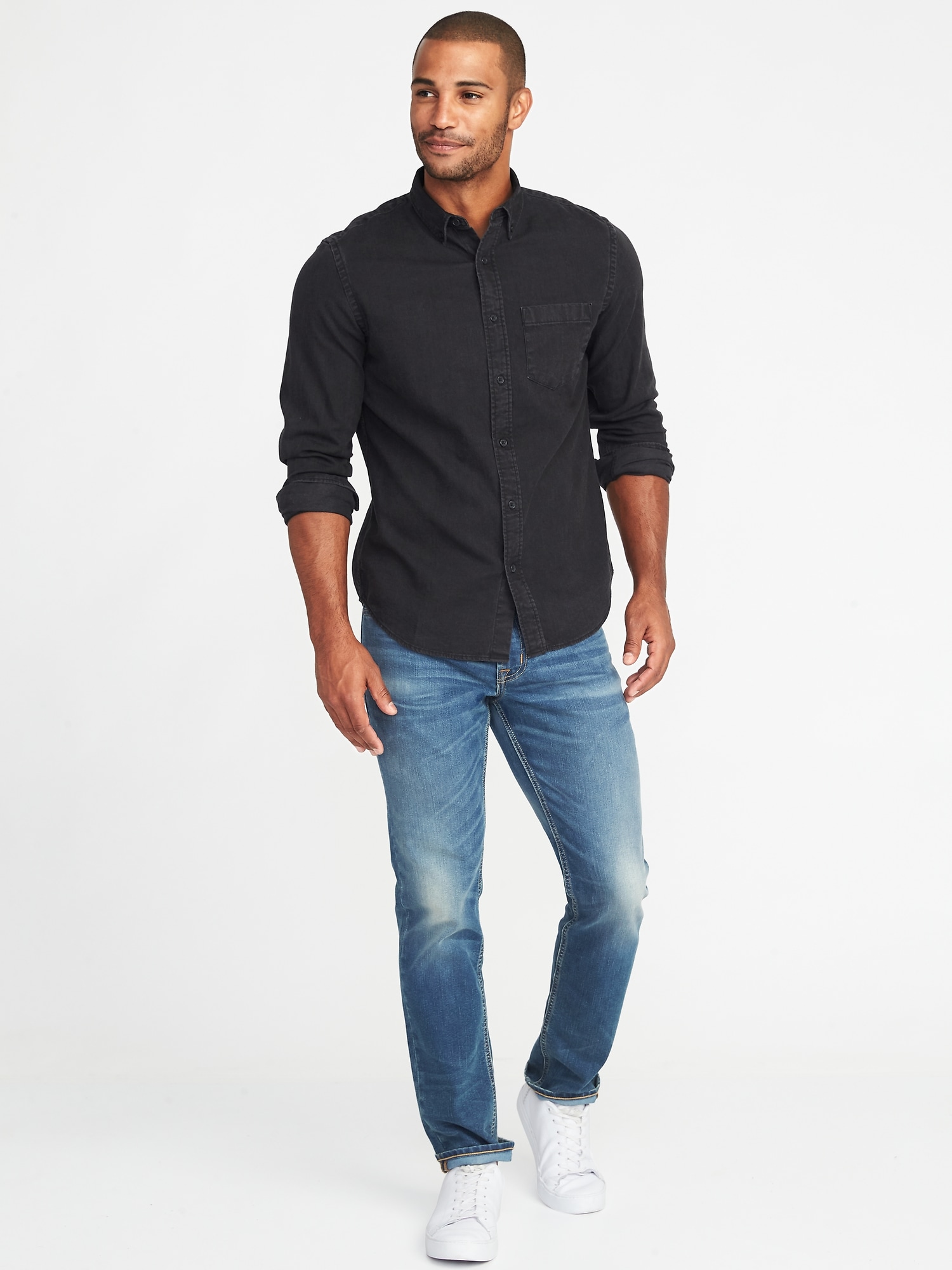 Buy Southbay Men Black Solid Slim Fit Casual Shirt Online at Low Prices in  India - Paytmmall.com