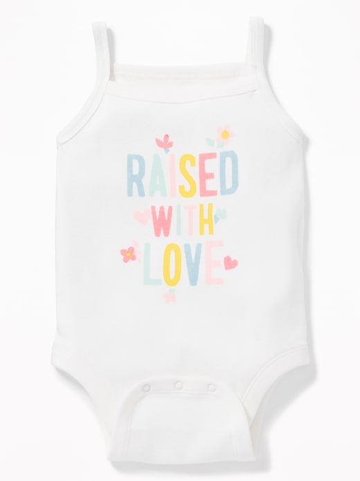 View large product image 1 of 1. Graphic Cami Bodysuit for Baby
