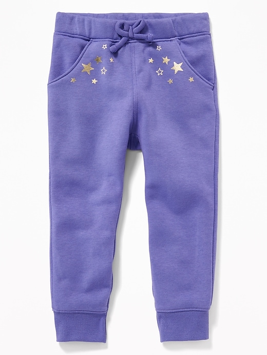 View large product image 1 of 2. Graphic Joggers for Toddler Girls