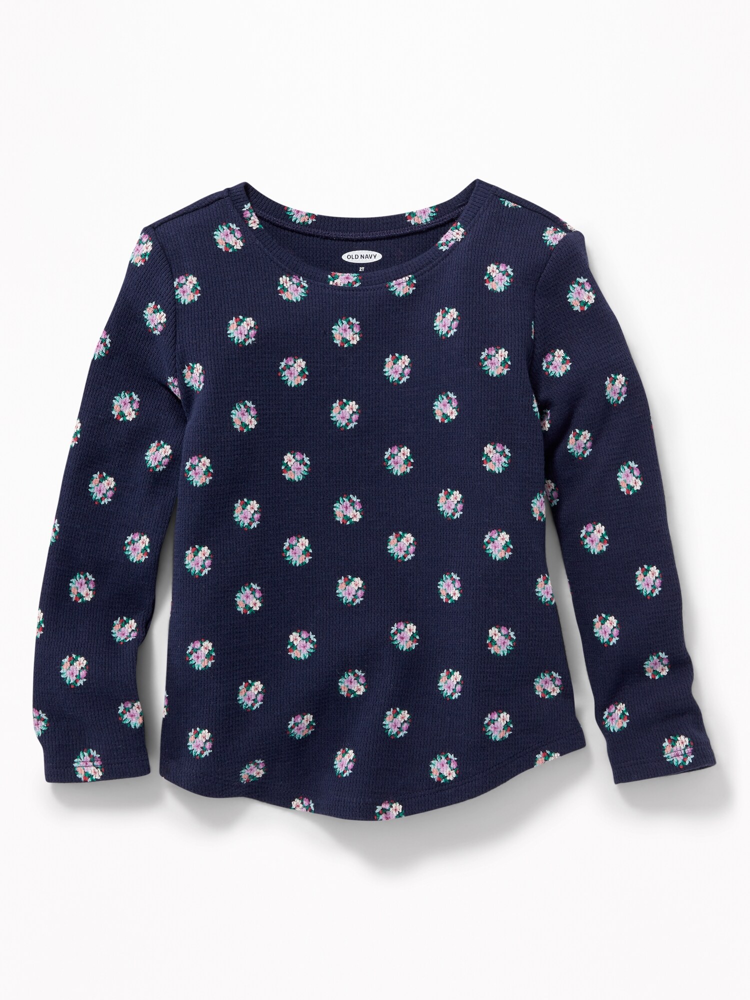 Printed Thermal-Knit Tee for Toddler Girls | Old Navy