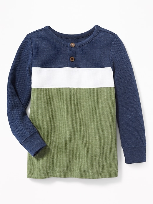 View large product image 1 of 2. Thermal Henley for Toddler Boys