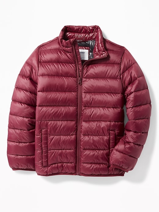 View large product image 1 of 1. Packable Lightweight Quilted Nylon Jacket For Boys