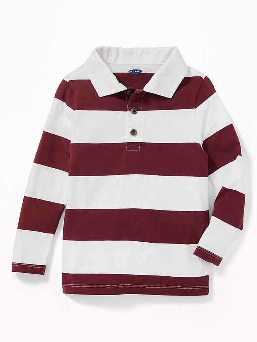 View large product image 1 of 2. Striped Polo for Toddler Boys