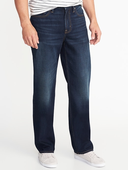 View large product image 1 of 1. Loose Rigid Jeans