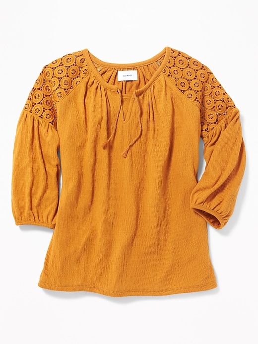 old navy yellow blouse