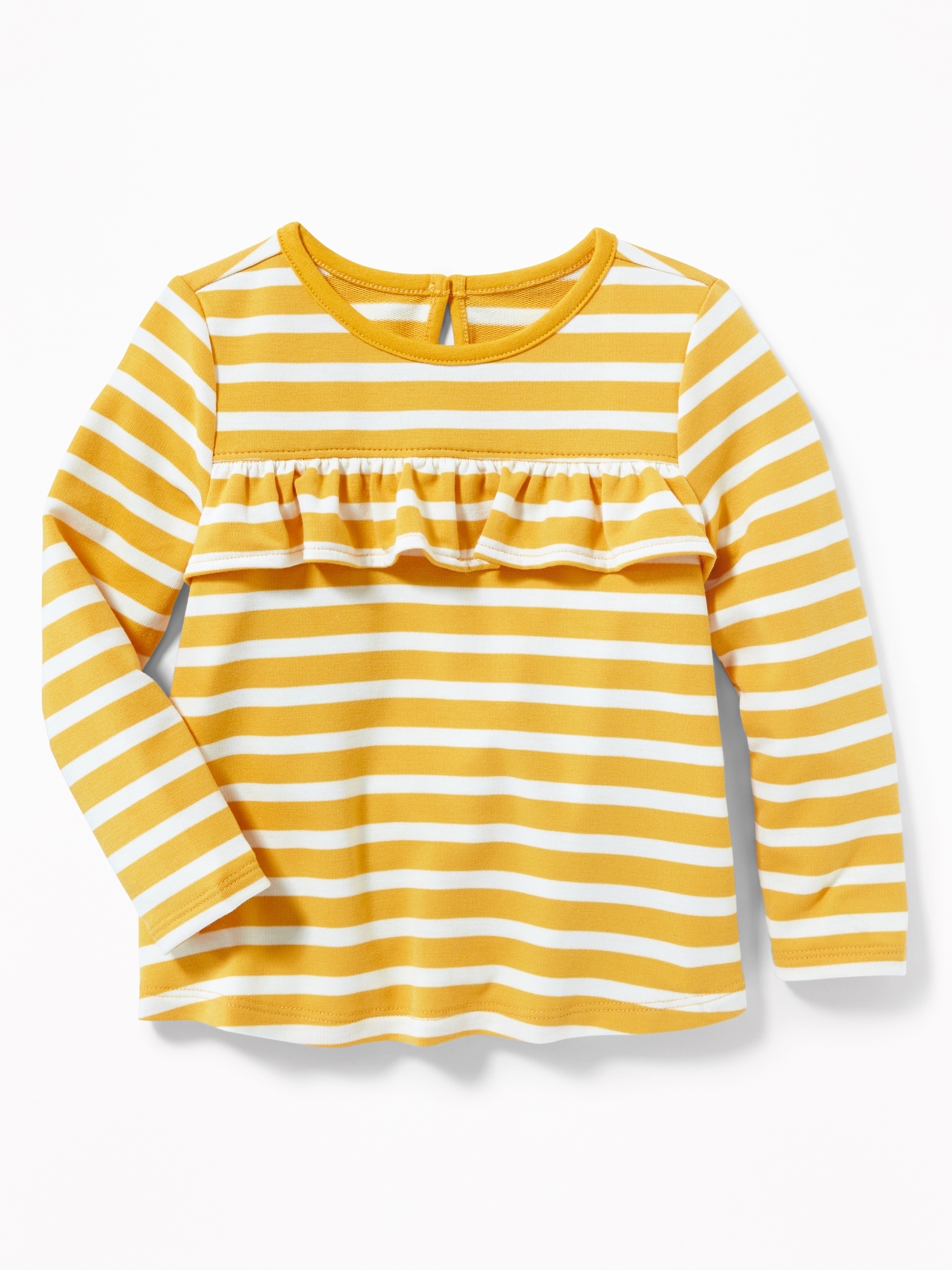 Ruffle-Trim French-Terry Swing Top for Toddler Girls | Old Navy