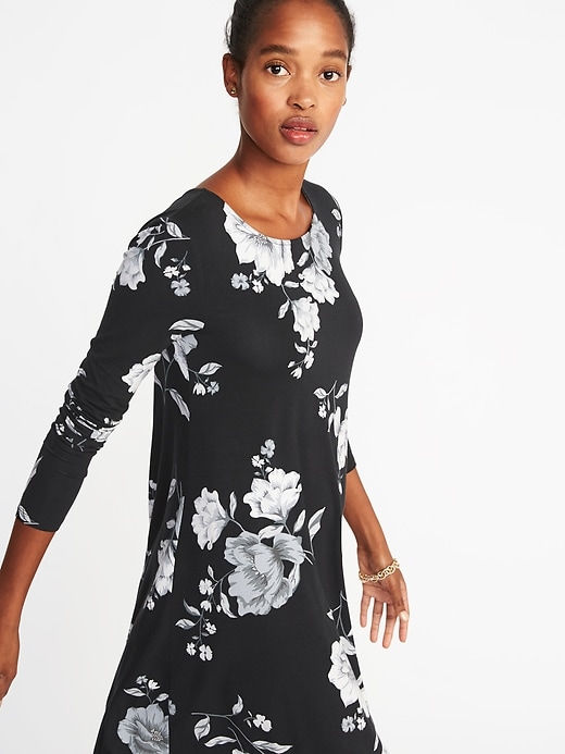 Image number 3 showing, Jersey Swing Dress for Women