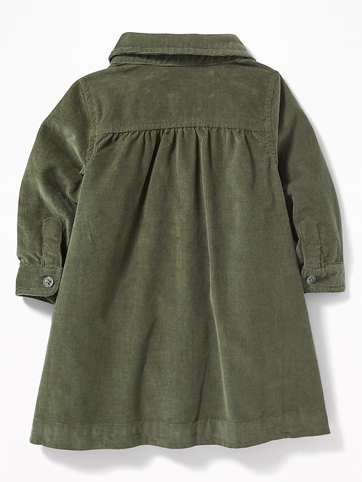 View large product image 2 of 2. Corduroy Shirt Dress for Baby