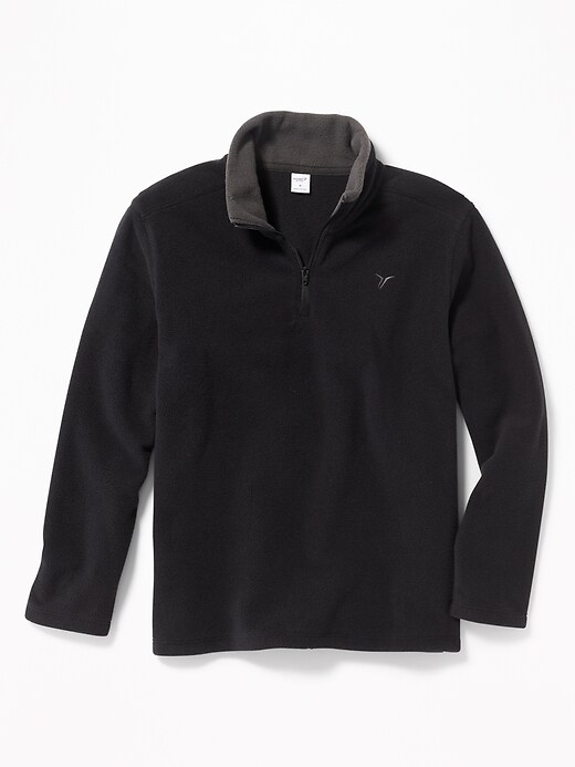 View large product image 1 of 1. Go-Warm Micro Performance Fleece 1/4-Zip Pullover for Boys