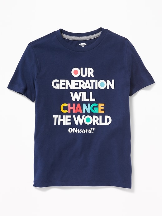View large product image 1 of 2. ONward! Graphic Tee for Kids