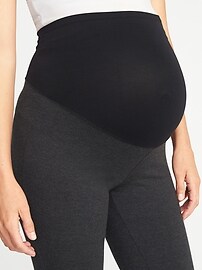 View large product image 3 of 3. Maternity Full-Panel Leggings