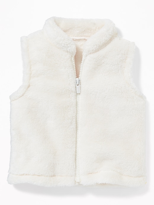 View large product image 1 of 2. Micro Performance Fleece Zip-Front Vest for Baby