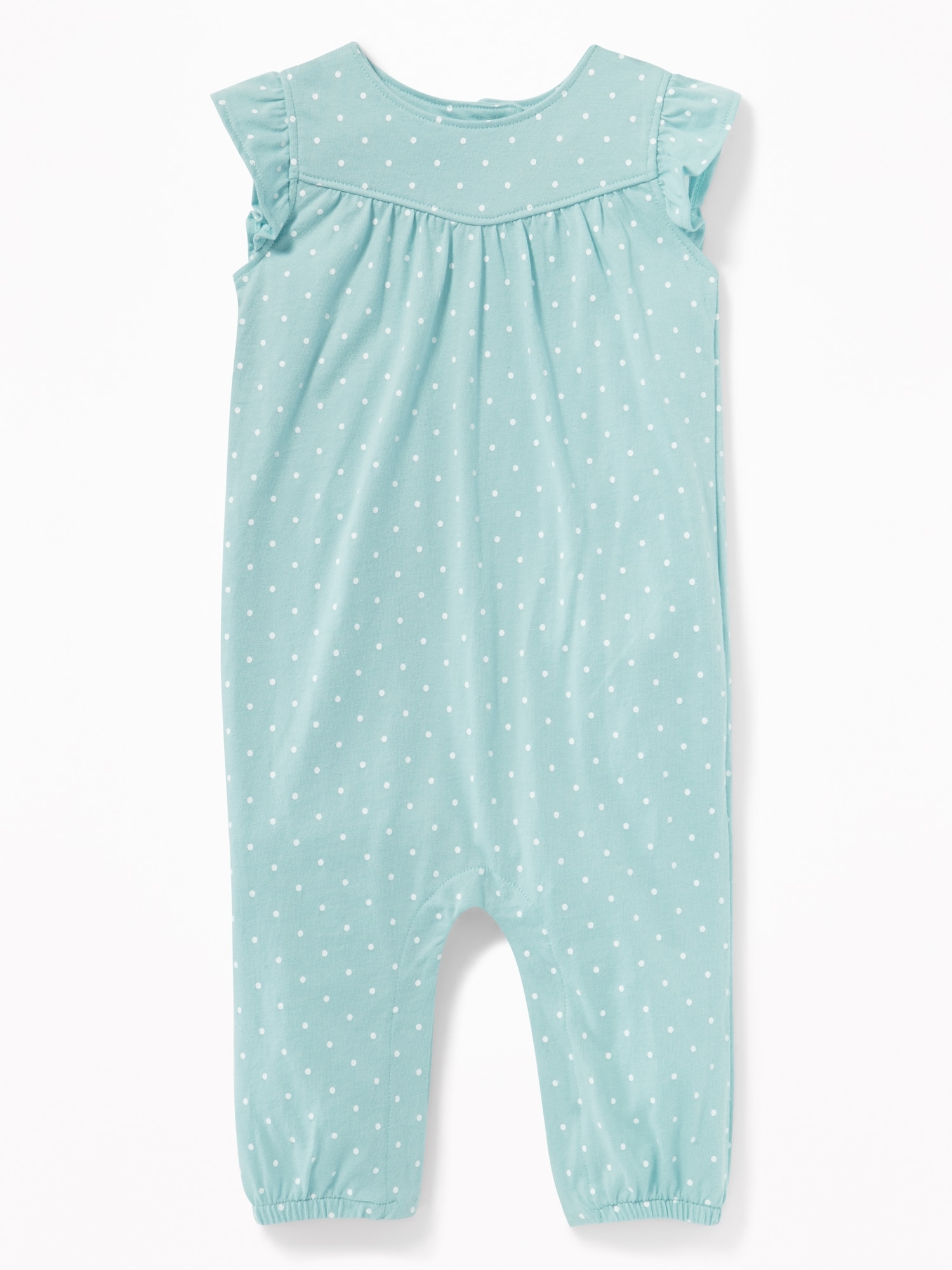 Ruffle-Trim Jersey Romper for Baby | Old Navy