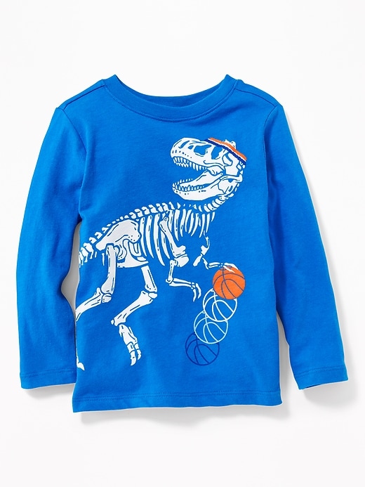 View large product image 1 of 2. Graphic Crew-Neck Tee for Toddler Boys