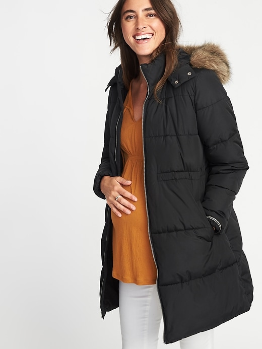 gap maternity winter coat