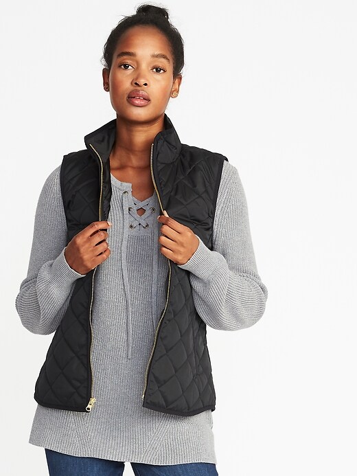 Image number 4 showing, Lightweight Quilted Vest for Women