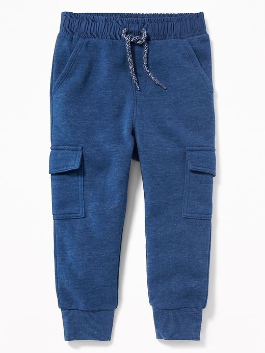 View large product image 1 of 2. Relaxed Fleece Cargo Joggers for Toddler Boys